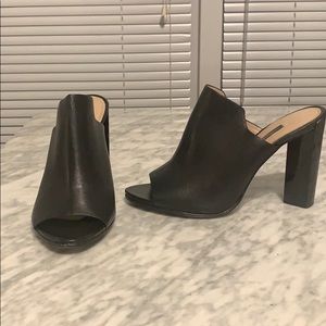 French Connection - Open Toe, Open Heel Leather